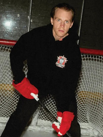 Sana X Patrick Kane 2026 Black Hoodie