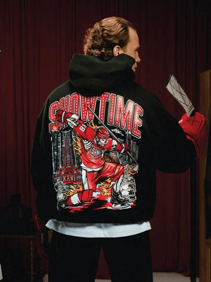 Sana X Patrick Kane 2026 Black Hoodie