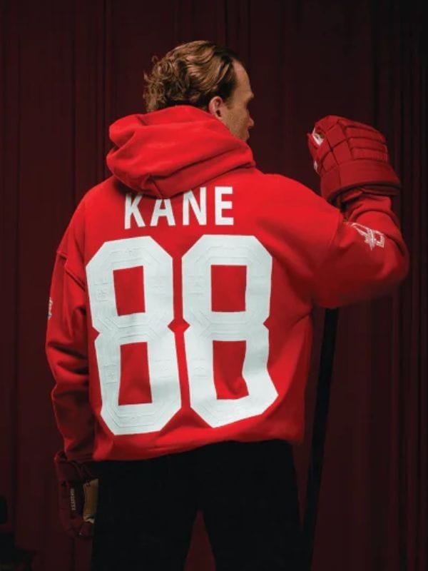Sana X Patrick Kane 2026 Red Hoodie