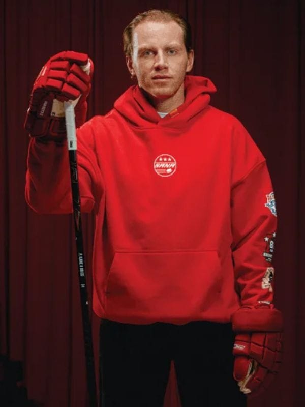 Sana X Patrick Kane 2026 Red Hoodie
