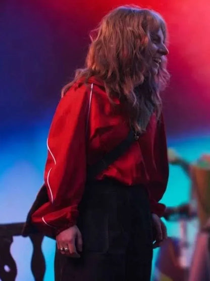 Saturday Night Live UK S02 Celeste Dring Red Jacket