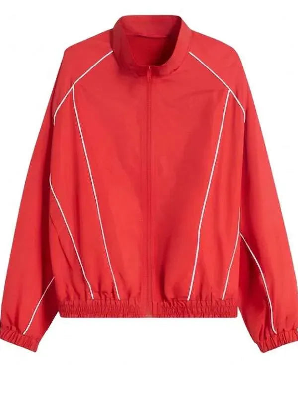 Saturday Night Live UK S02 Celeste Dring Red Jacket
