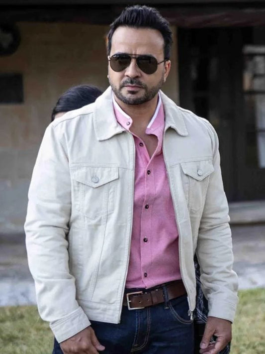 Say a Little Prayer Luis Fonsi White Jacket