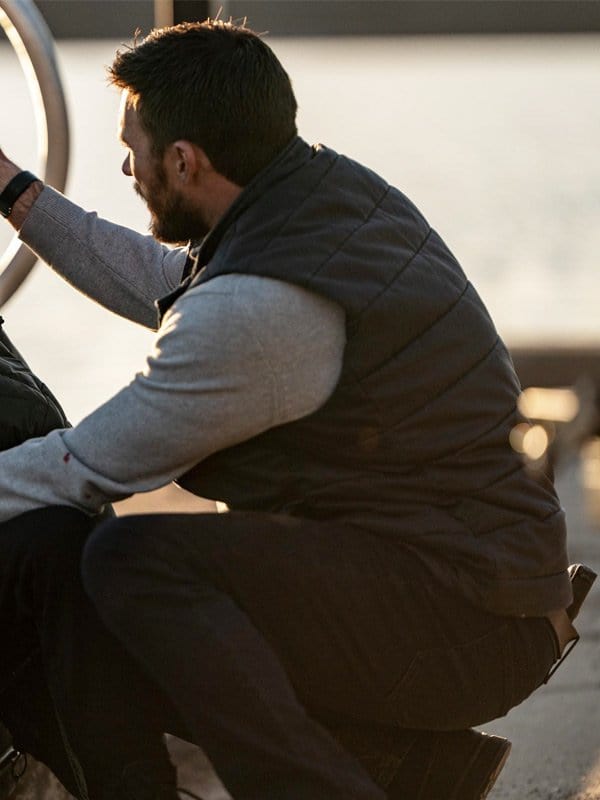 Scott Eastwood Alarum Black Vest
