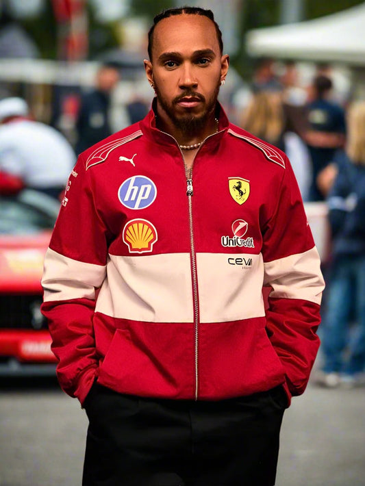 Scuderia Ferrari F1 2025 Team Racing Jacket