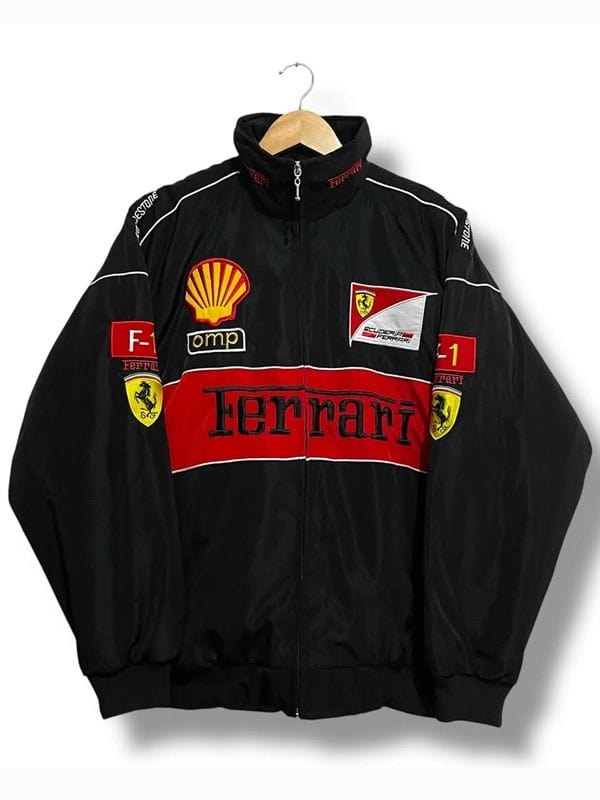 Scuderia Ferrari F1 Racing Jacket Red & Black