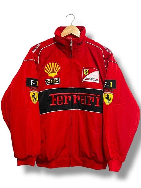 Scuderia Ferrari F1 Racing Jacket Red & Black