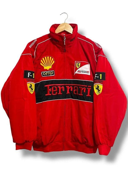 Scuderia Ferrari F1 Racing Jacket Red & Black