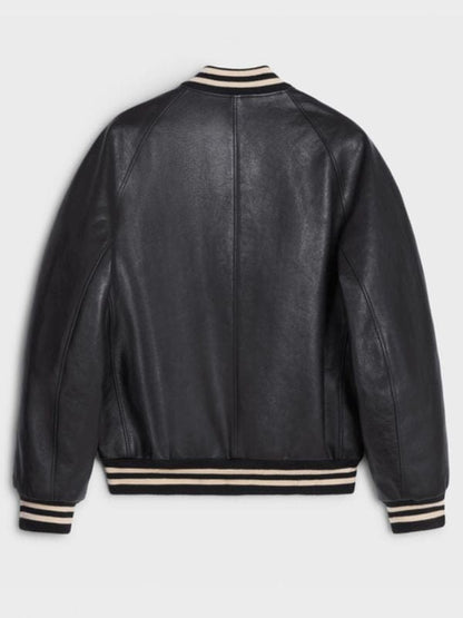 Selling Sunset Amanza Smith Leather Bomber Jacket