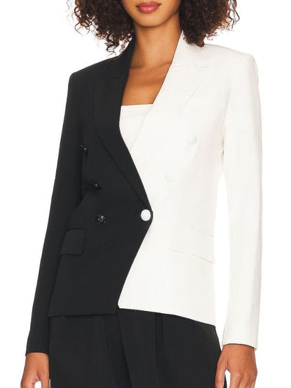 Selling Sunset Bre Tiesi Two Tone Blazer