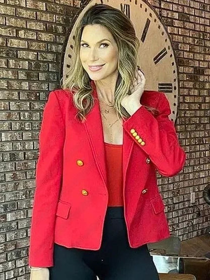 Selling Sunset Maya Vander Red Blazer