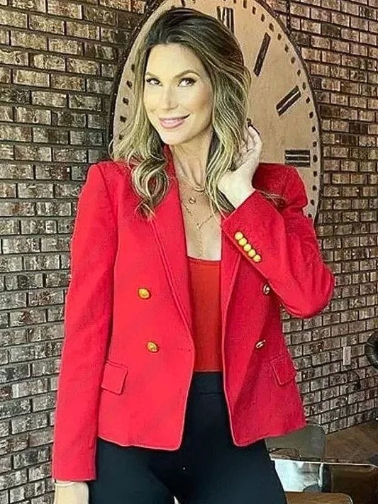 Selling Sunset Maya Vander Red Blazer Selling Sunset Maya Vander Red Blazer