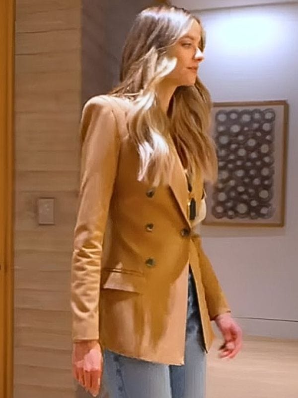 Selling Sunset S08 Alanna Gold Brown Blazer Selling Sunset S08 Alanna Gold Brown Blazer