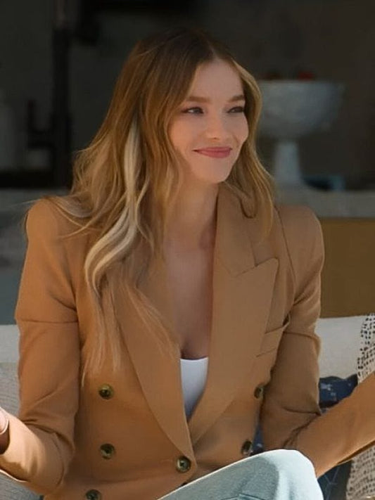 Selling Sunset S08 Alanna Gold Brown Blazer Selling Sunset S08 Alanna Gold Brown Blazer