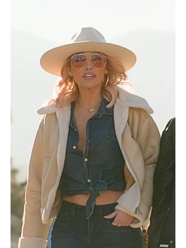 Selling Sunset S08 Mary Fitzgerald Shearling Suede Jacket Selling Sunset S08 Mary Fitzgerald Shearling Suede Jacket