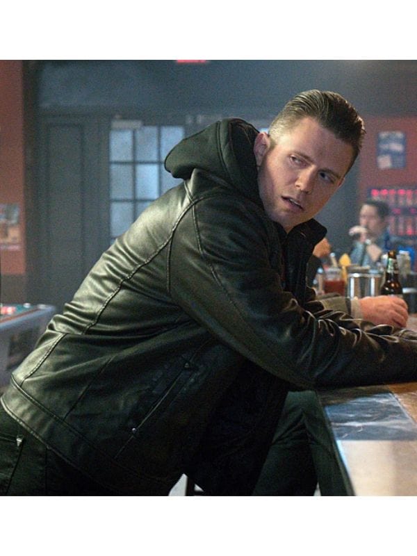 Shawn Harley Supernatural Black Leather Jacket Shawn Harley Supernatural Black Leather Jacket