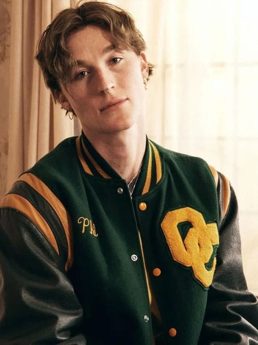 She's the He Siobhan Mccarthy Green Varsity Jacket