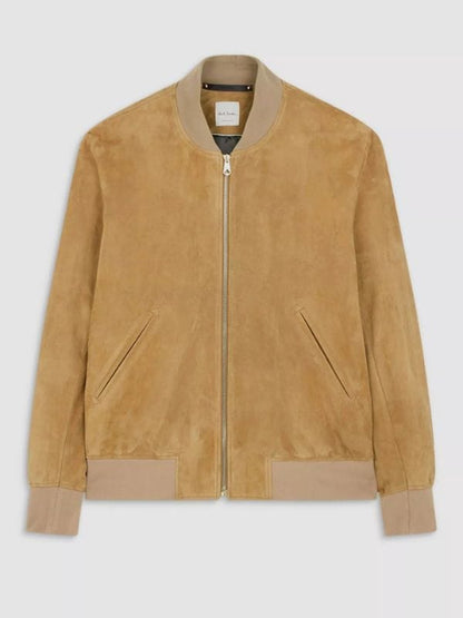 Shifting Gears S01 Jimmy Suede Bomber Jacket