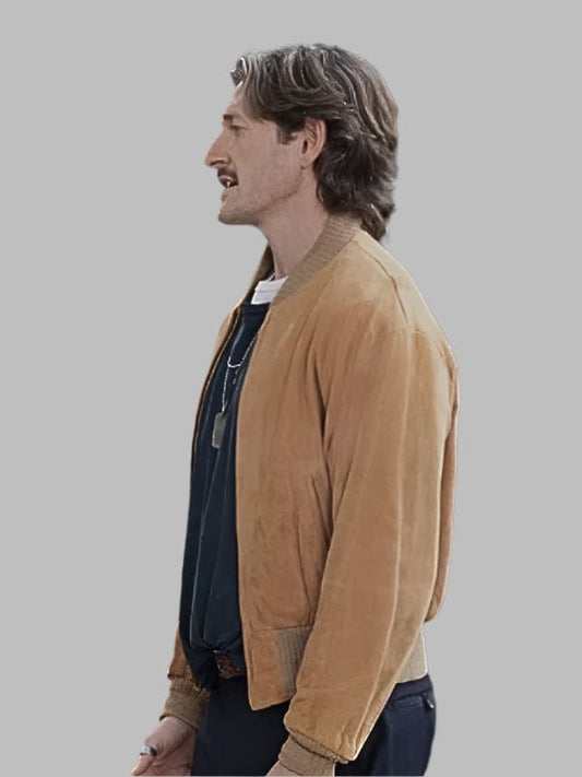 Shifting Gears S01 Jimmy Suede Bomber Jacket