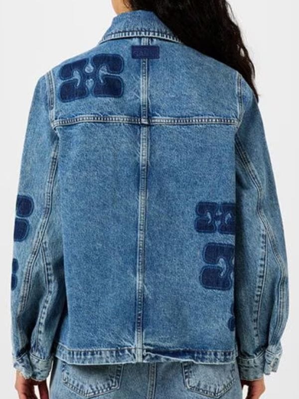 Shrinking S02 Jessica Williams Patch Denim Jacket