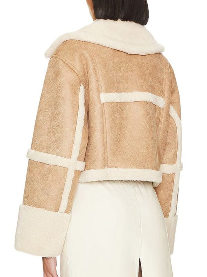 Sin City Rehab S01 Alison Victoria Shearling Leather Jacket