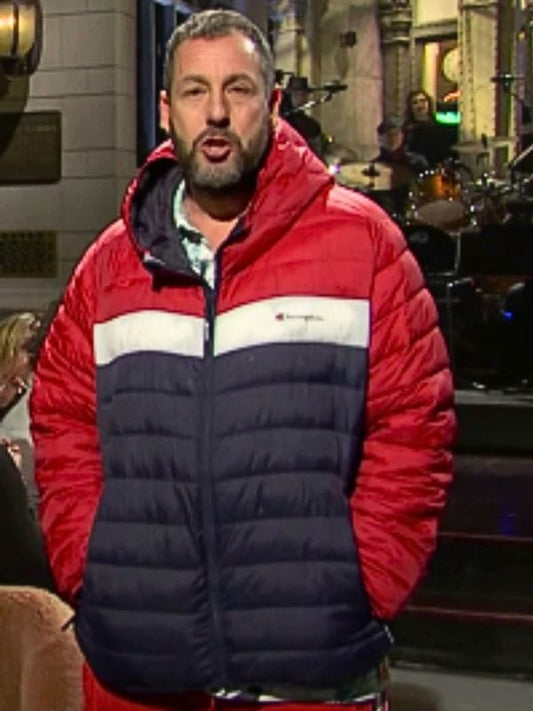 SNL 2025 Adam Sandler Puffer Jacket Multicolor