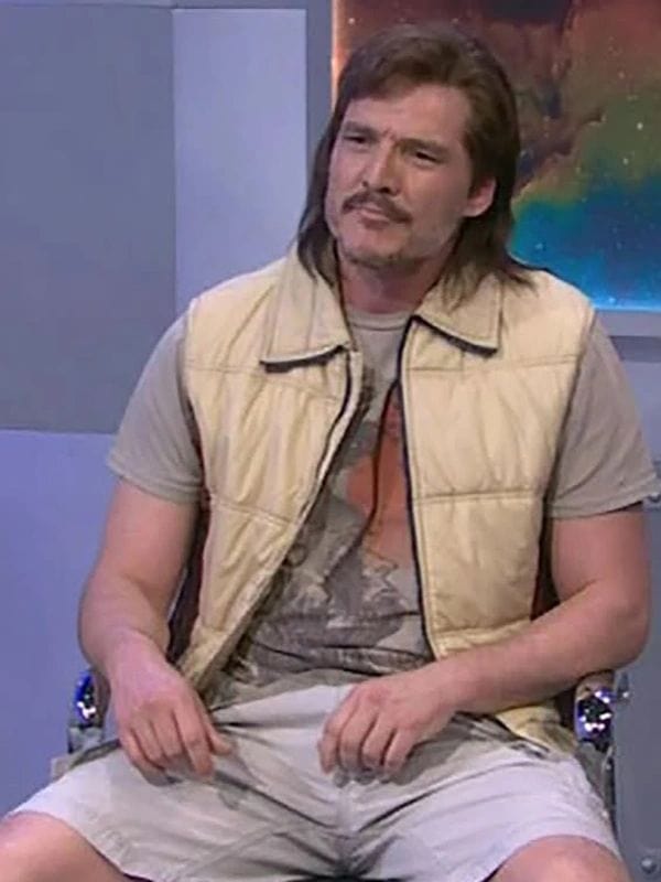 SNL 50th Anniversary Pedro Pascal Vest | Beige Puffer Vest
