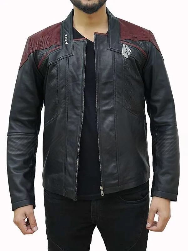 Star Trek Picard Leather Jacket of Captain Riker