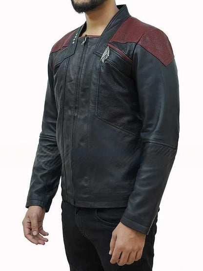 Star Trek Picard Leather Jacket of Captain Riker