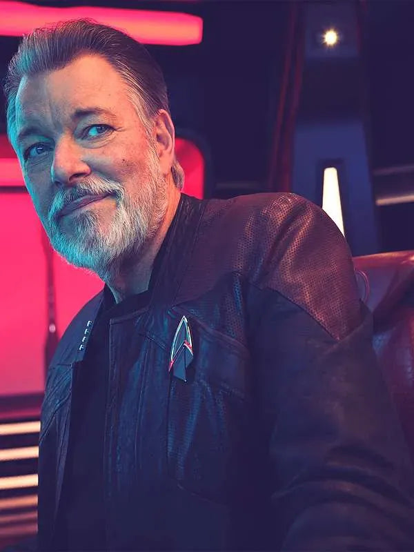 Star Trek Picard Leather Jacket of Captain Riker