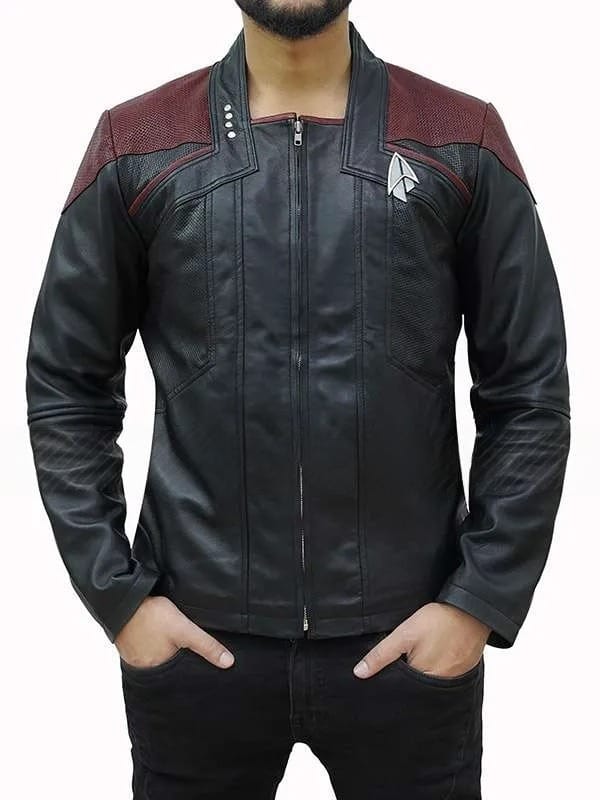 Star Trek Picard Leather Jacket of Captain Riker