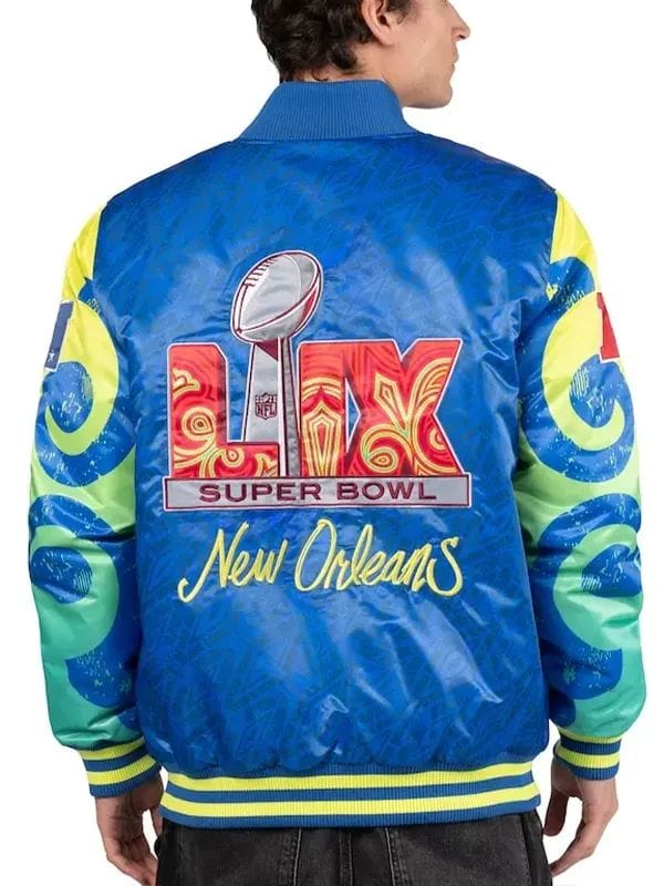 Starter Royal Super Bowl LIX The Big Easy Satin Jacket