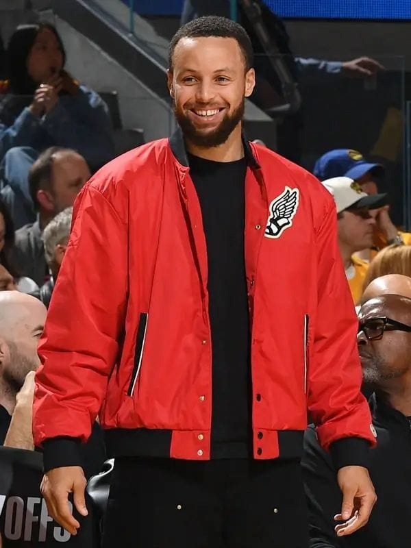 Steph Curry Varsity Jacket Steph Curry Red Jacket | Steph Curry UA Icon Varsity Jacket