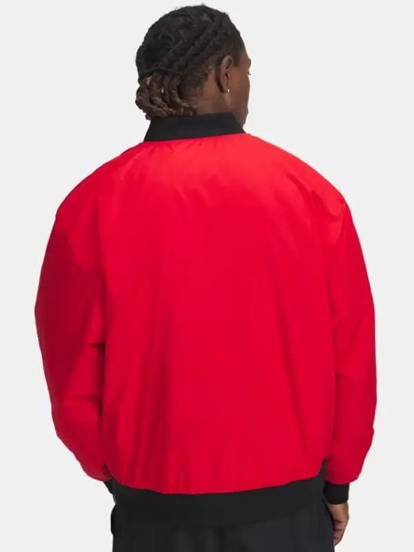 Steph Curry Varsity Jacket Steph Curry Red Jacket | Steph Curry UA Icon Varsity Jacket