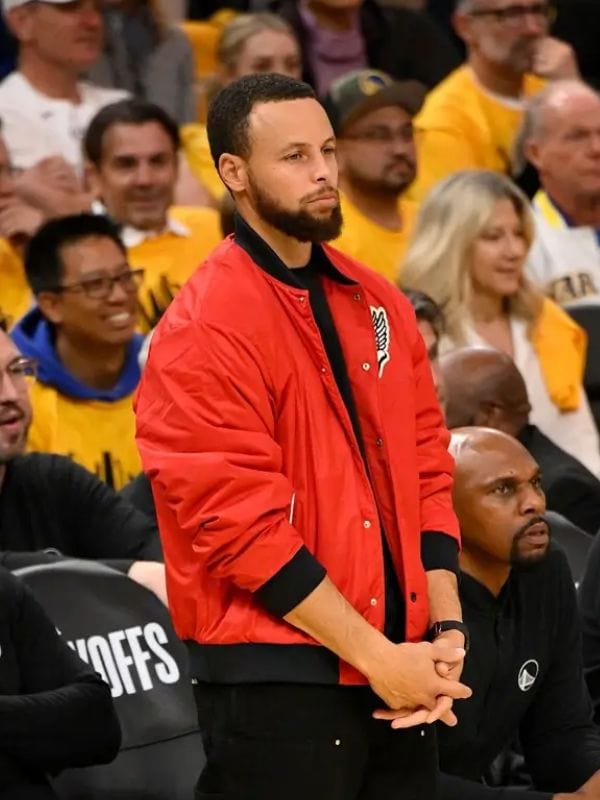 Steph Curry Varsity Jacket Steph Curry Red Jacket | Steph Curry UA Icon Varsity Jacket