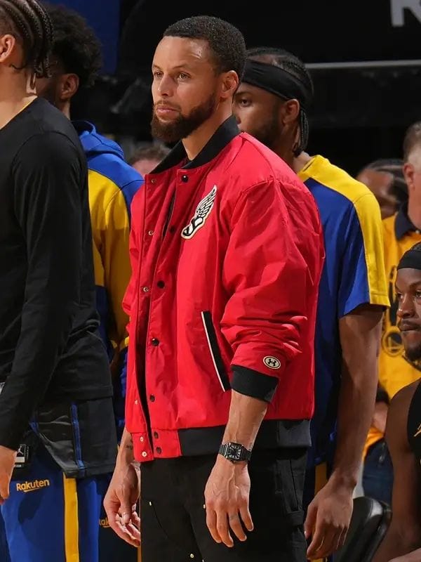 Steph Curry Varsity Jacket Steph Curry Red Jacket | Steph Curry UA Icon Varsity Jacket