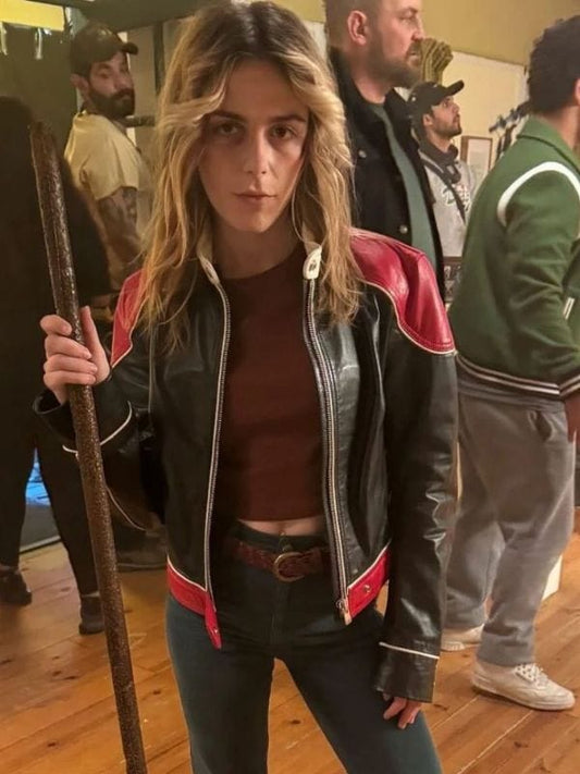 Stone Cold Fox Kiernan Shipka Leather Jacket Black