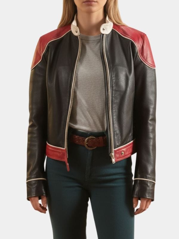 Stone Cold Fox Kiernan Shipka Leather Jacket Black
