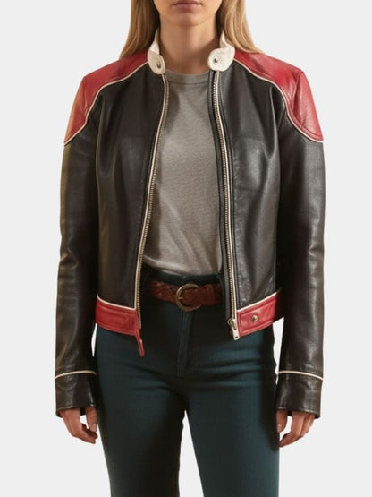 Stone Cold Fox Kiernan Shipka Leather Jacket Black