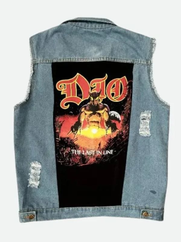 Stranger Things Eddie Munson Denim Vest Blue