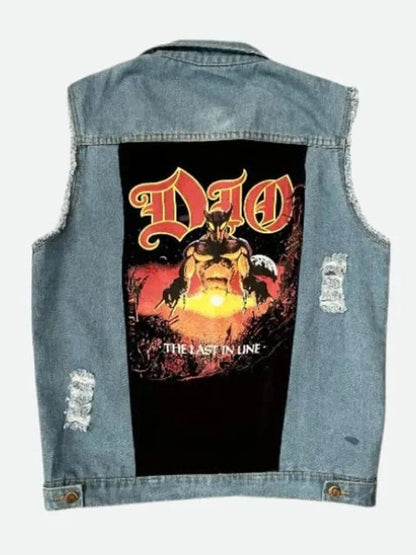Stranger Things Eddie Munson Denim Vest Blue