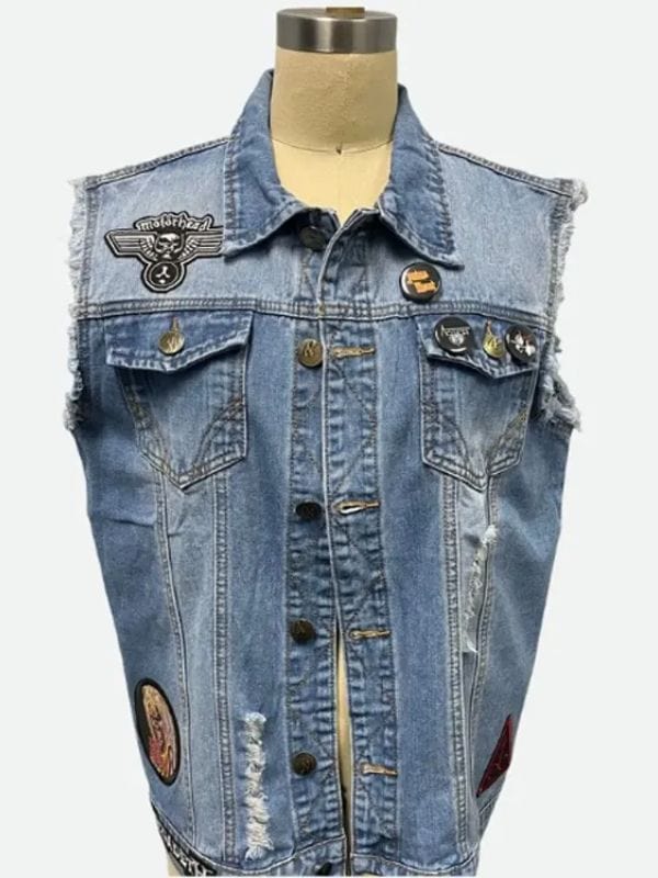 Stranger Things Eddie Munson Denim Vest Blue