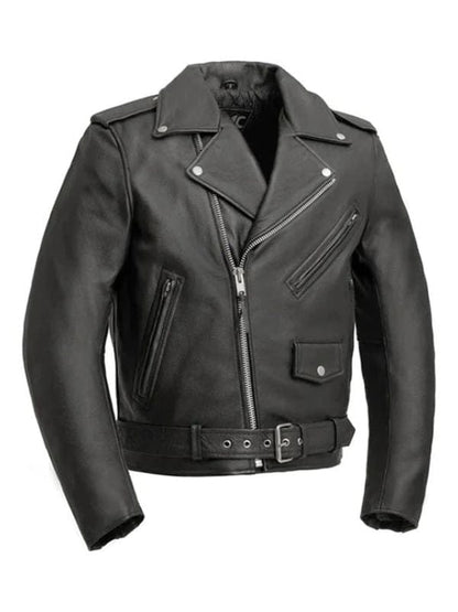 Stranger Things Eddie Munson Leather Biker Jacket