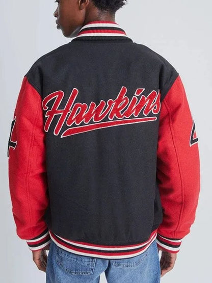 Stranger Things Hawkins Letterman Varsity Jacket