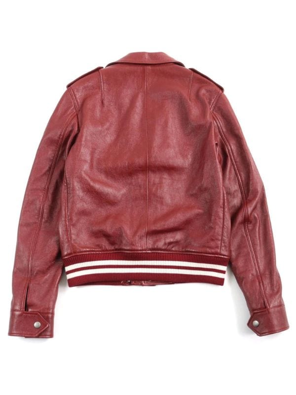 Stranger Things Premiere Finn Wolfhard Leather Jacket Red