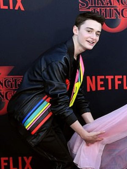 Stranger Things Premiere Noah Schnapp Bomber Jacket