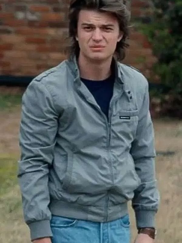Stranger Things S02 Steve Harrington Grey Jacket