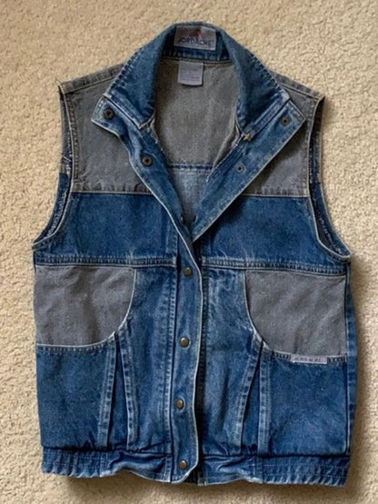Stranger Things S03 Finn Wolfhard Denim Vest Blue