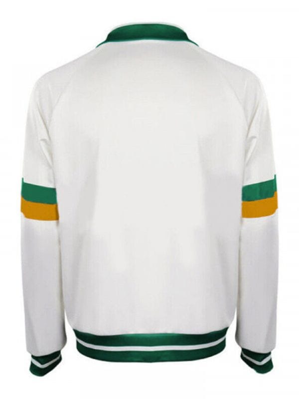 Stranger Things S04 Caleb McLaughlin Track Jacket White