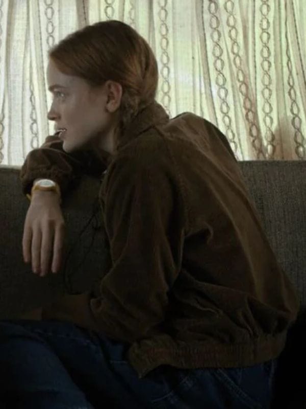 Stranger Things S04 Max Mayfield Corduroy Jacket Brown